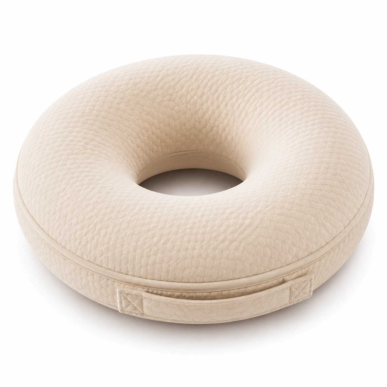 Cuscino Ortopedico Ergonomico Rotondo Beige-JORQELVIN