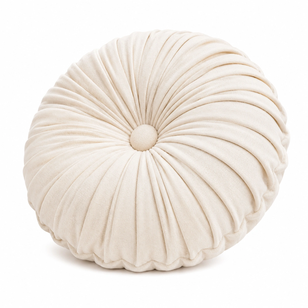 Cuscino Decorativo Rotondo Crema-JORQELVIN