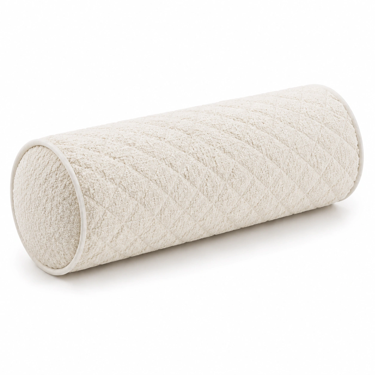 Cuscino Rotondo Crema 60x20 cm-JORQELVIN