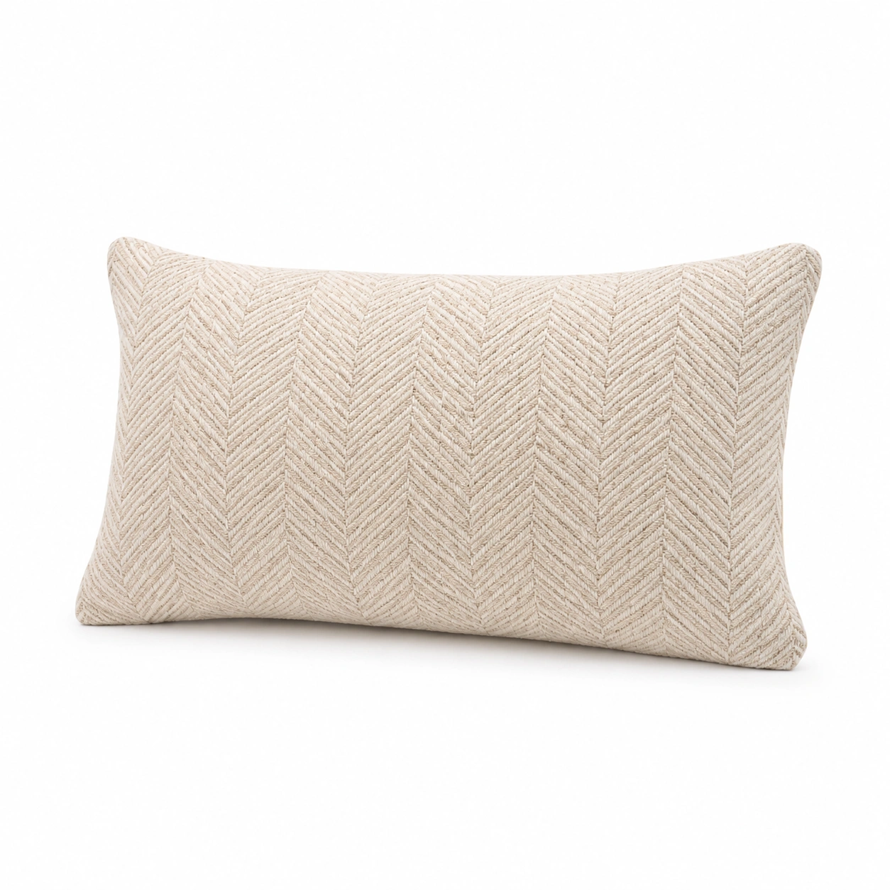 Cuscino Decorativo Beige 50x30cm Chevron-JORQELVIN