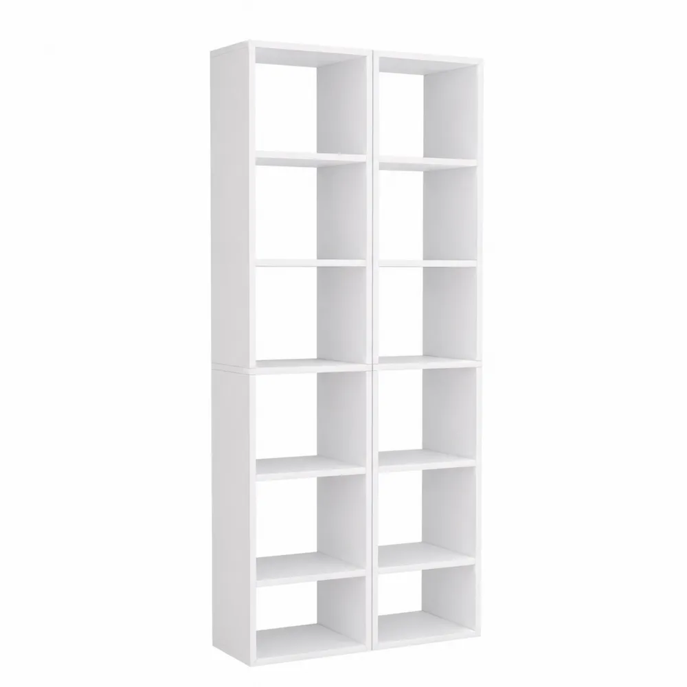Biały regał z MDF 180 cm