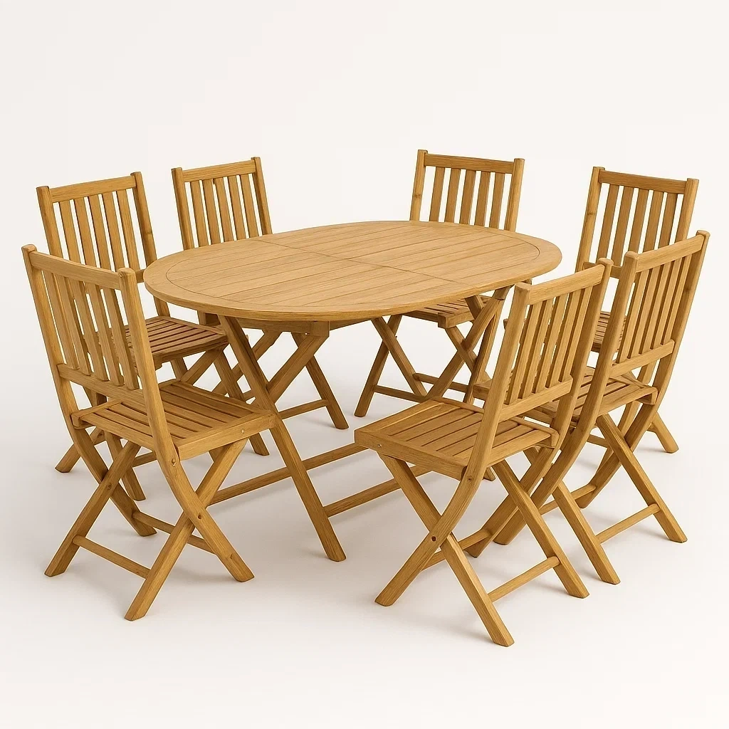 Gartenmöbel,Garten-Esstisch-Set-Decoravexo