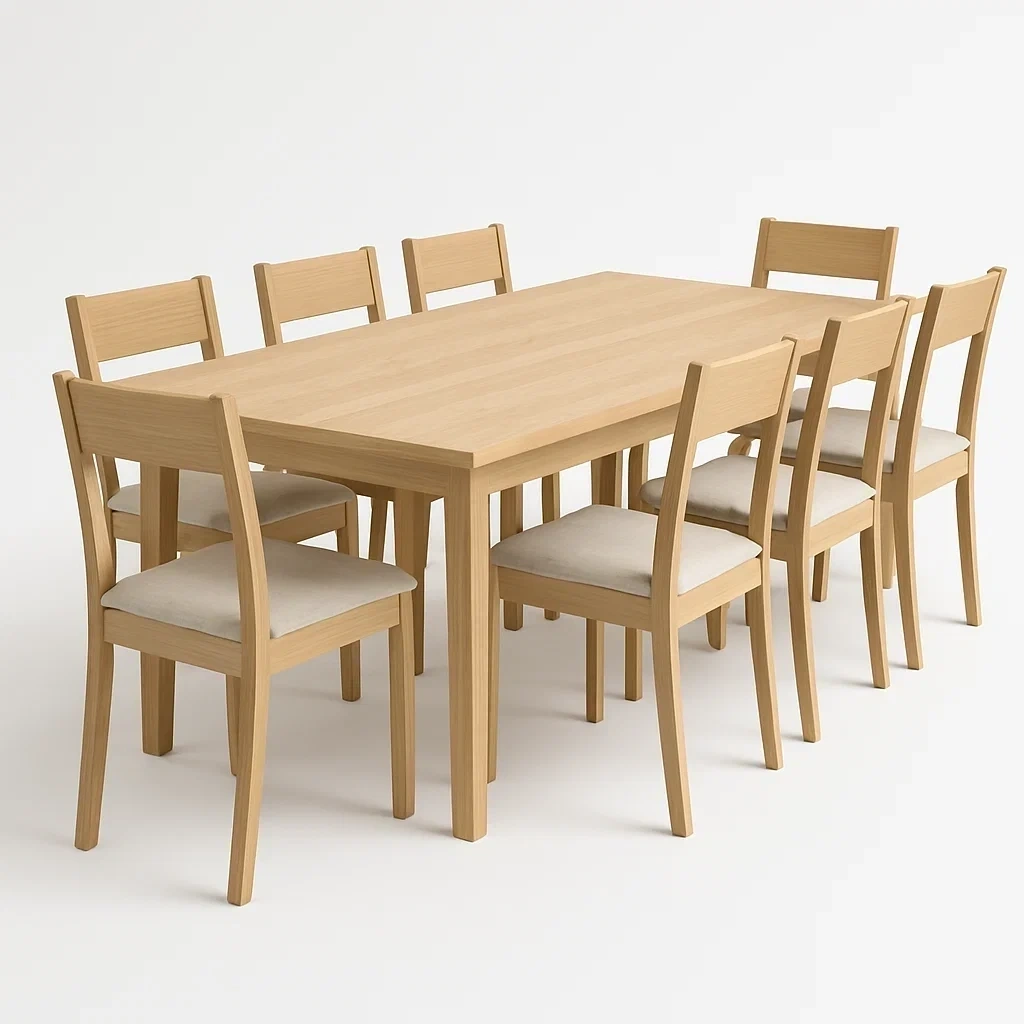 Esszimmermöbel,Esstisch- und Stuhlset-Decoravexo