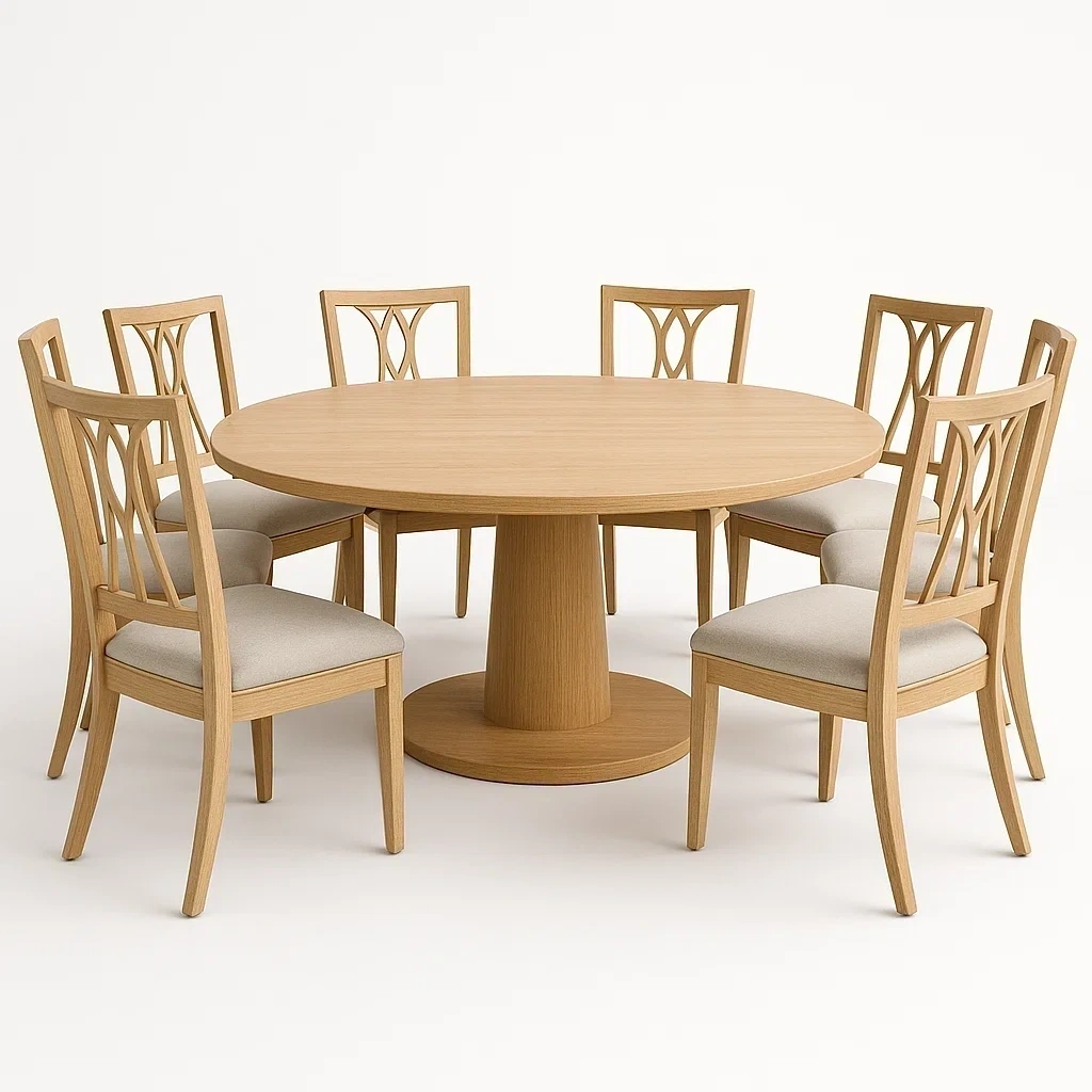Esszimmermöbel,Esstisch- und Stuhlset-Decoravexo
