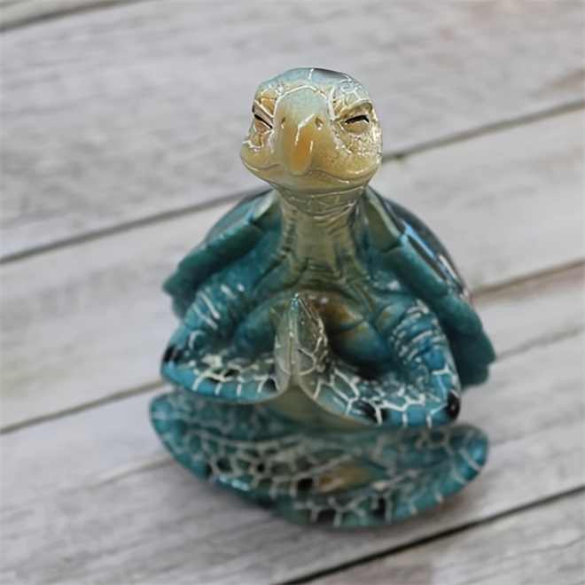🐢Meditation Yoga Turtle Figurine For Spiritual Garden
