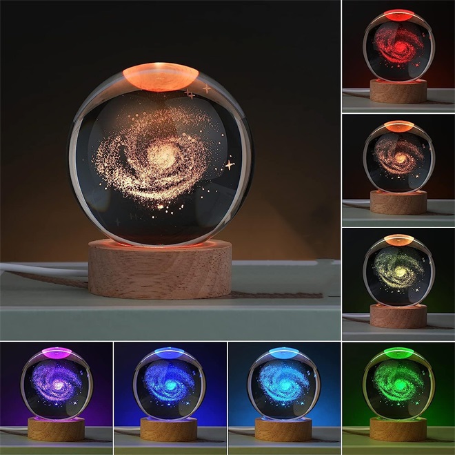 3D Planet Crystal Ball