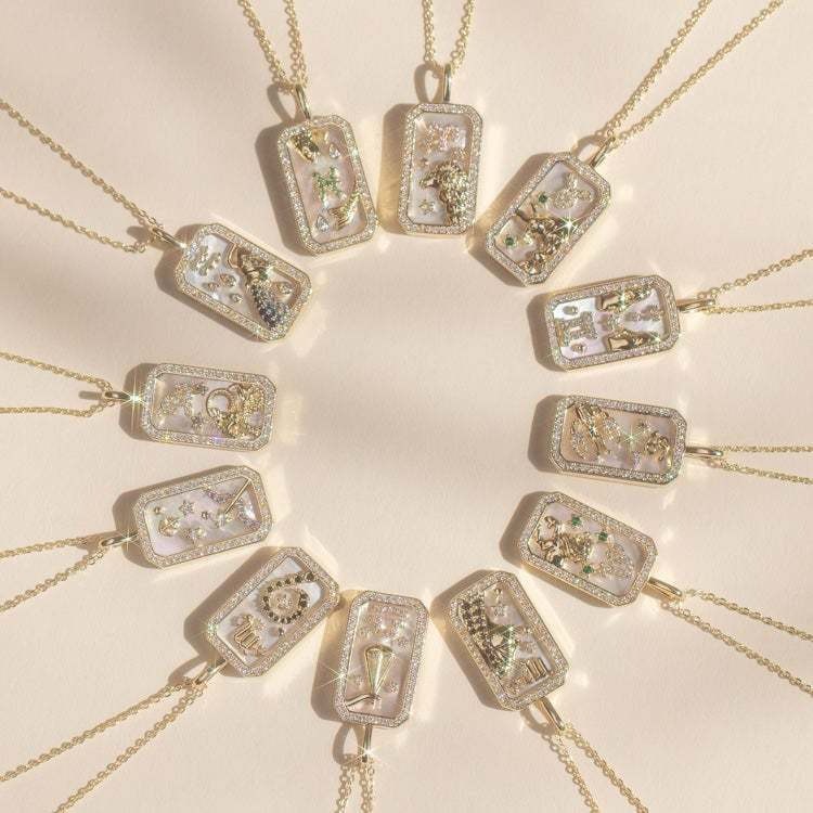 BELOVEJEWEL PEARL ZODIAC NECKLACE-belovejewel.com