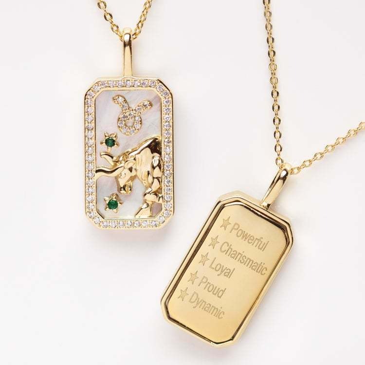 BELOVEJEWEL PEARL ZODIAC NECKLACE-belovejewel.com