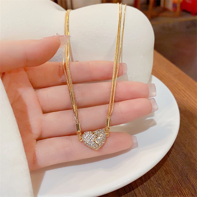 🔥Christmas Pre-sale🎁Magnetic Clasp Heart Necklace❤️