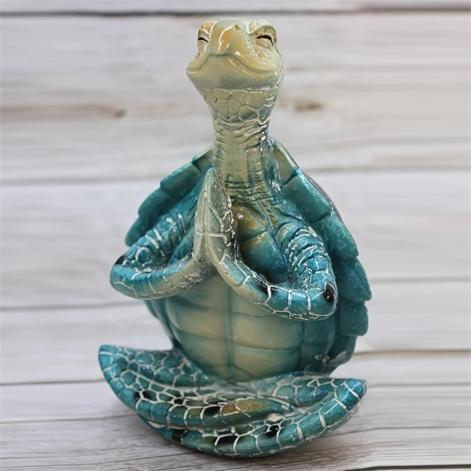 🐢Meditation Yoga Turtle Figurine For Spiritual Garden