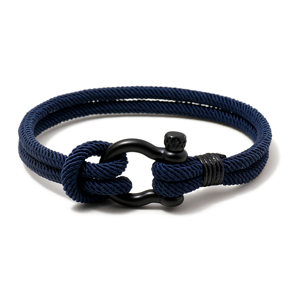 To My Daughter Love You Forever Nautical Bracelet-belovejewel.com