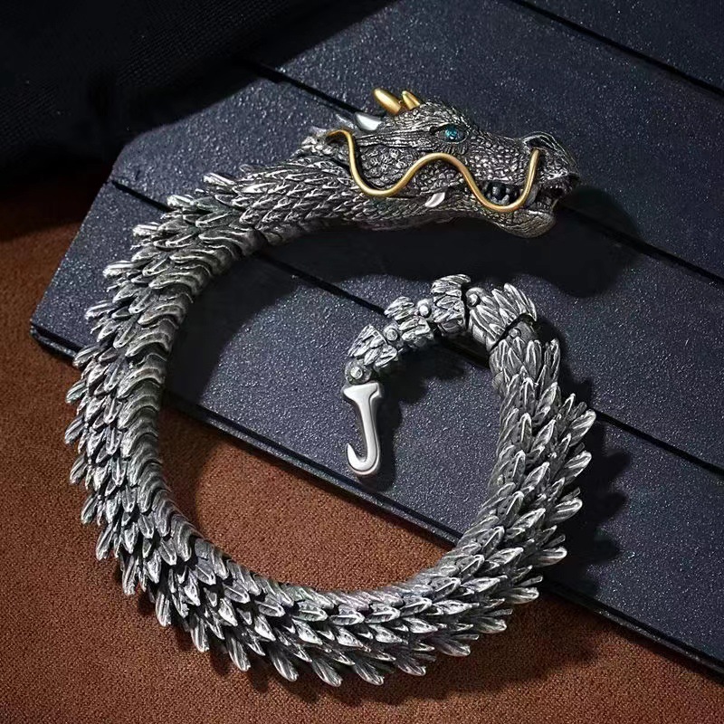 Handmade Dragon Chain Bracelet-belovejewel.com