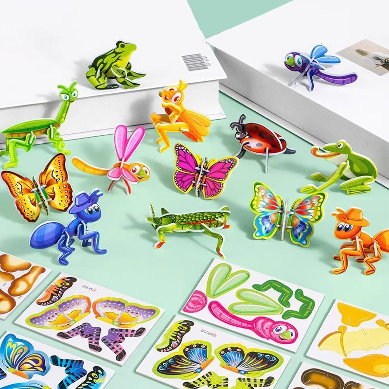 3D Insect Jigsaw Puzzle For Kids' DIY Educational Toy