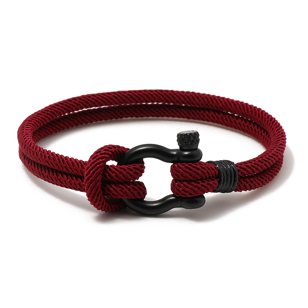 To My Daughter Love You Forever Nautical Bracelet-belovejewel.com