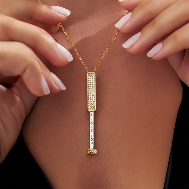 🎉40% OFF for New Year🎇Secret Message “I Love You” Necklace