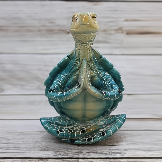 🐢Meditation Yoga Turtle Figurine For Spiritual Garden