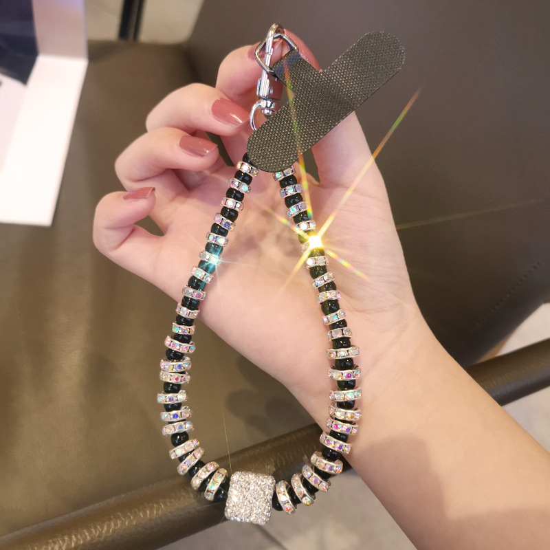 ✨2024 Valentine’s Day Gifts🎁 - Sparkling Diamond Square Rhinestone Phone Lanyard