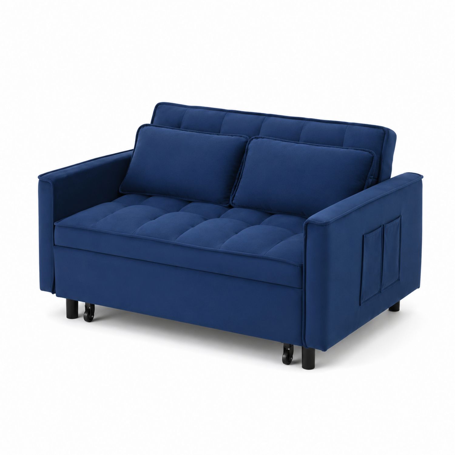 Zweisitz-Sofa aus Stoff Blau 160cm