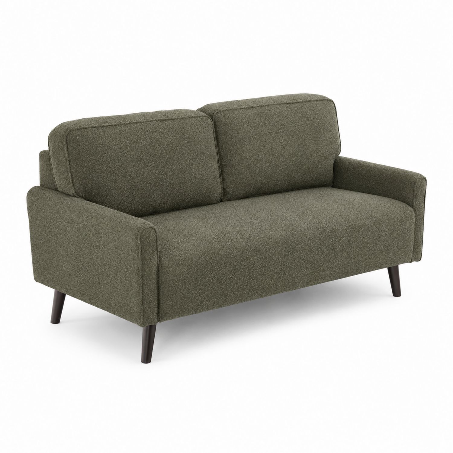 2-Sitzer Sofa aus Polyester in Olivgrün