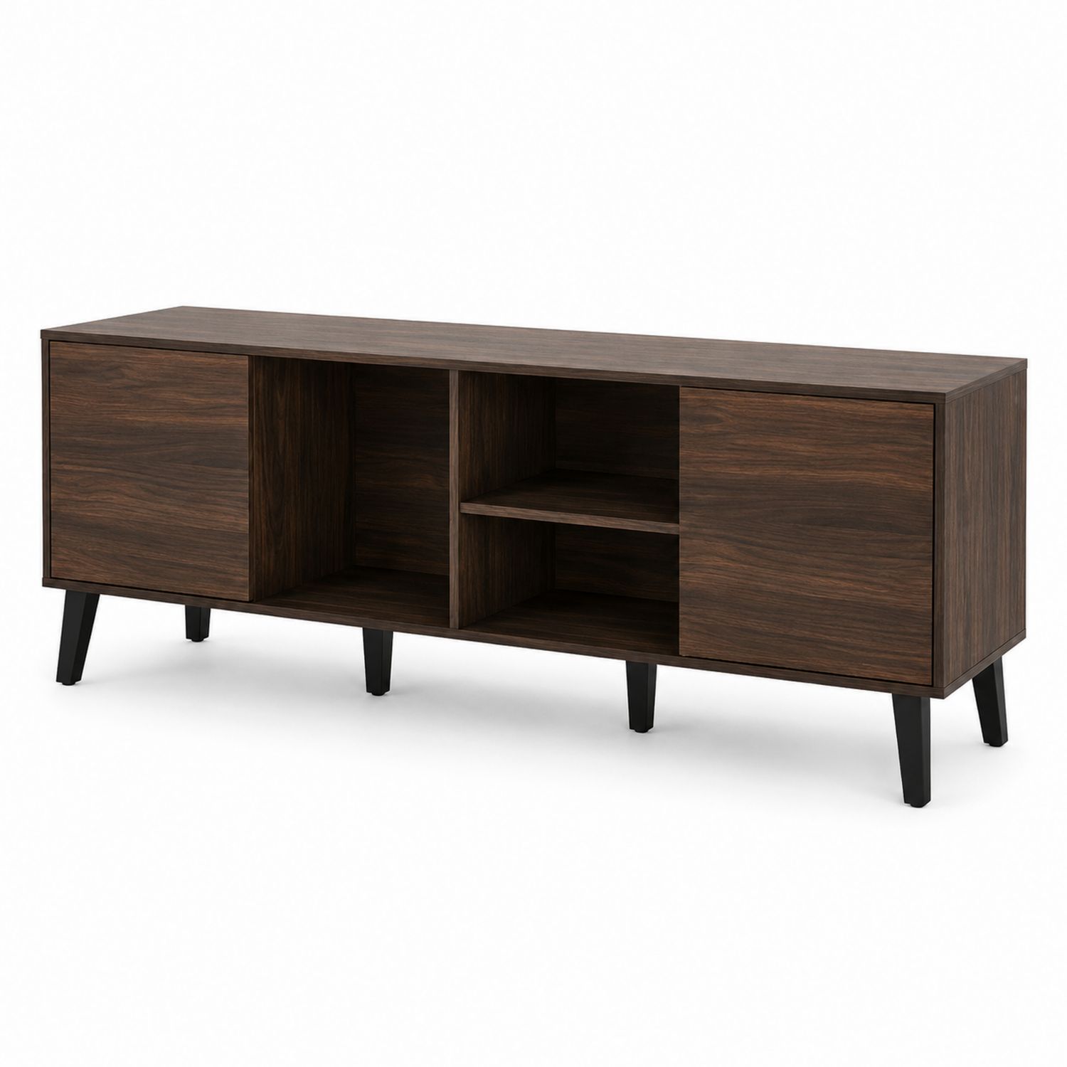 TV-Schrank Holz Dunkelbraun