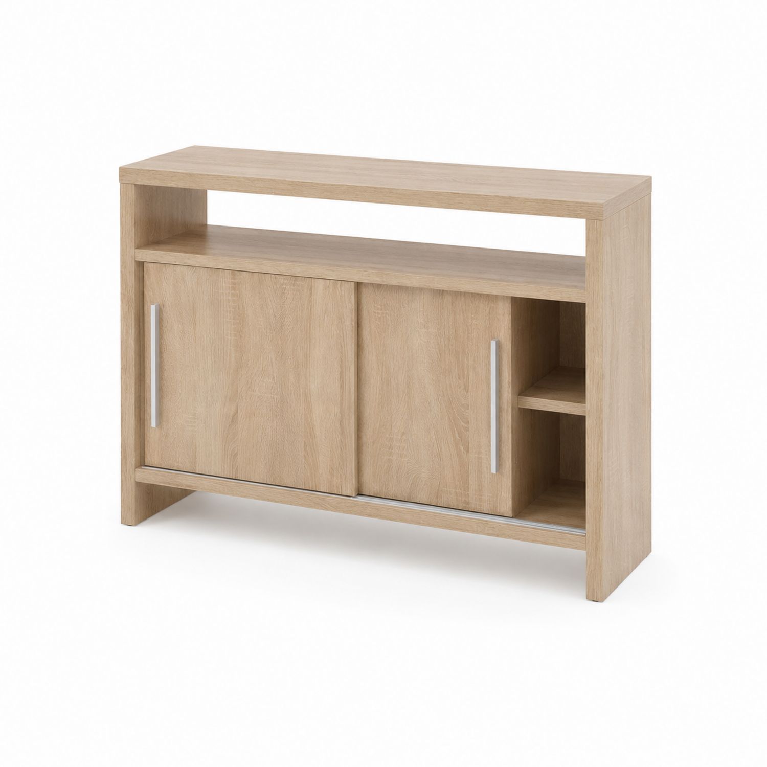 Credenza in Legno di Rovere con Ante Scorrevoli