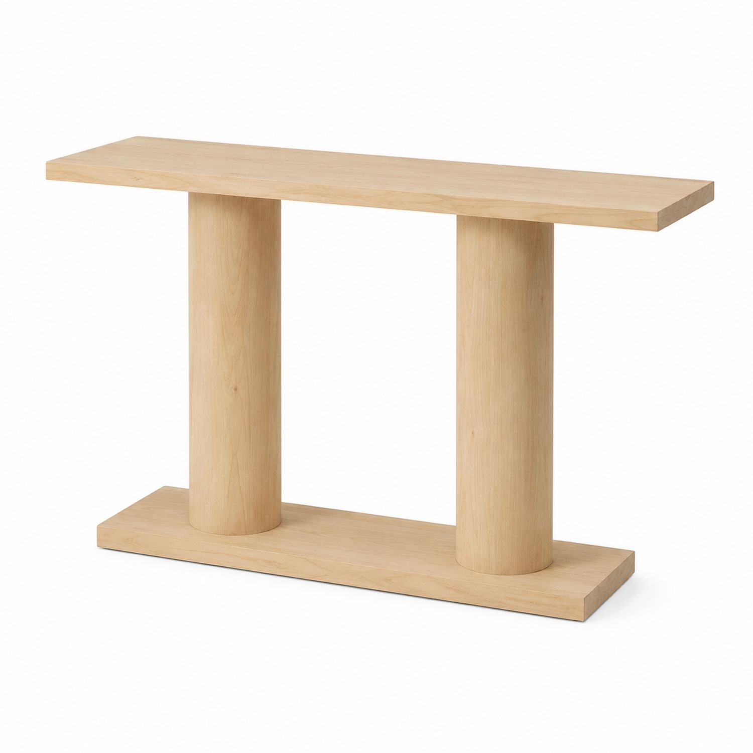 Consolle rettangolare in legno massello 120cm