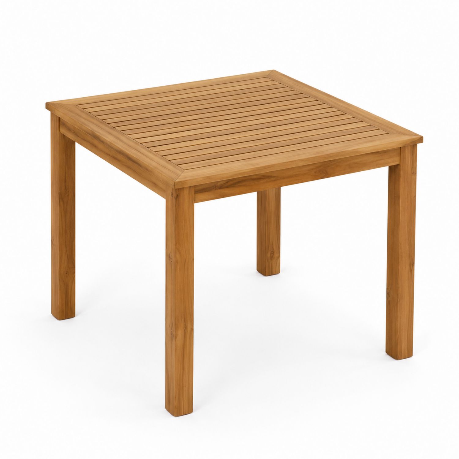 Tavolo quadrato in legno di teak 90x90 cm-arviler
