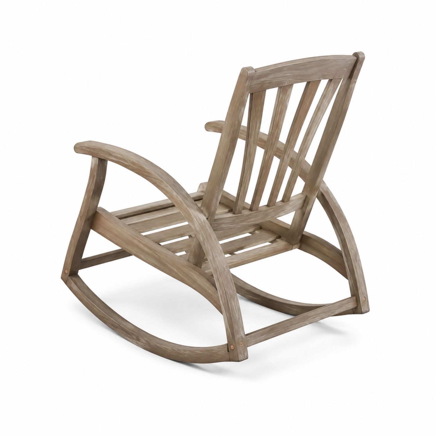 Sedia a Dondolo in Legno di Teak-arviler