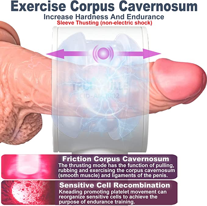 💖🔥2023 new product promotion 49% off 😍-🎁🎁 Automatic male masturbation cup real vagina self-service pusher