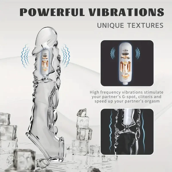 💖Reusable penis extension vibrator😍God of war seven times a night