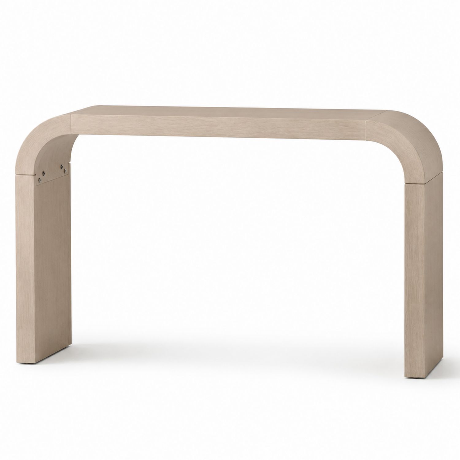 Konsolentisch Rechteckig MDF-Holz Hellbraun