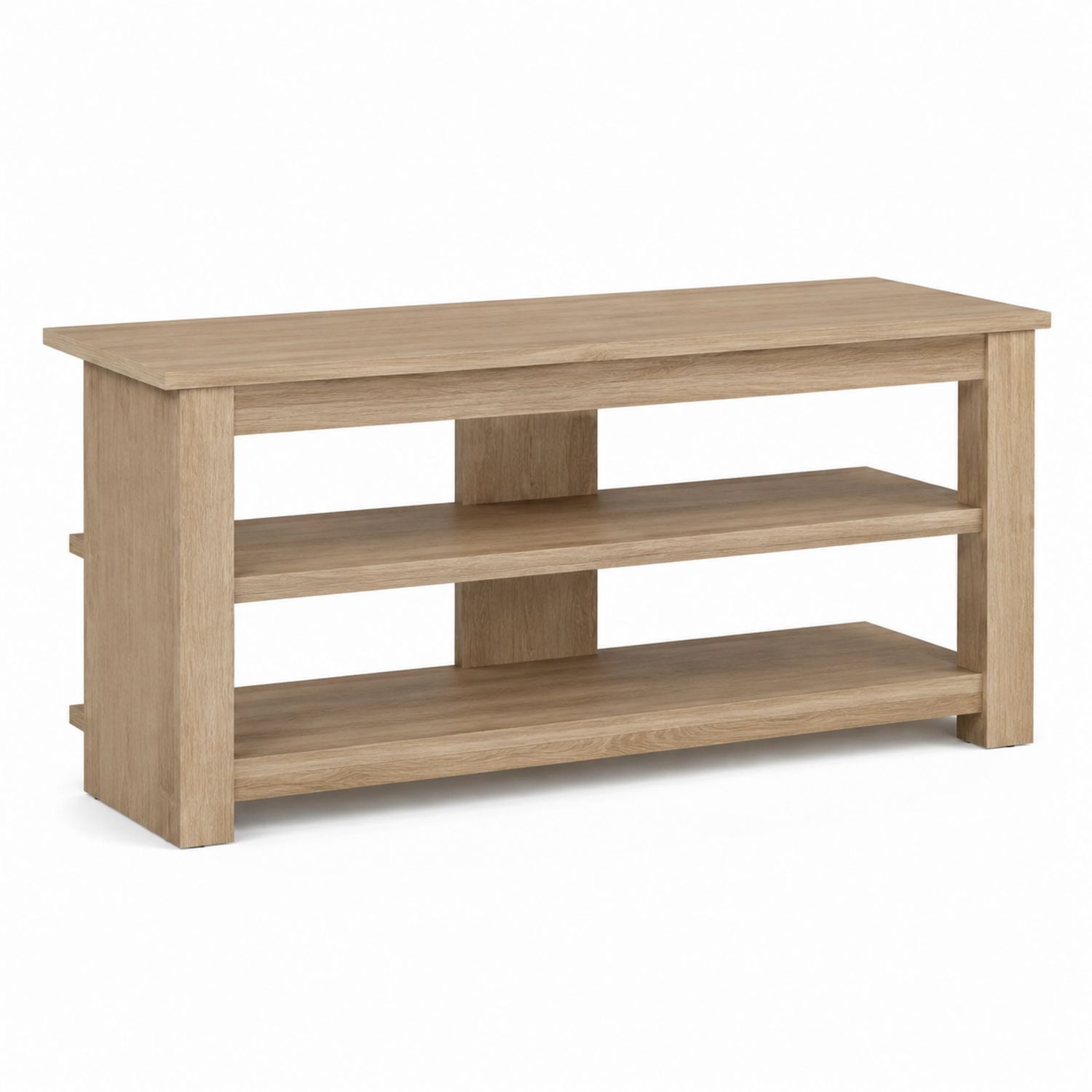 TV-Schrank rechteckig 100x40x50 cm Holzwerkstoff Eiche
