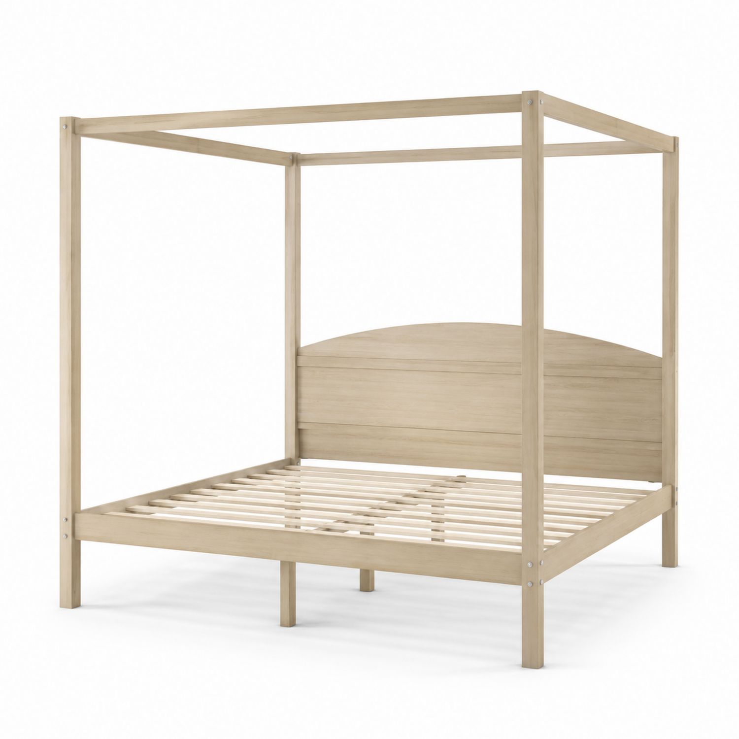 Himmelbett Eichenholz 200x180cm Natur