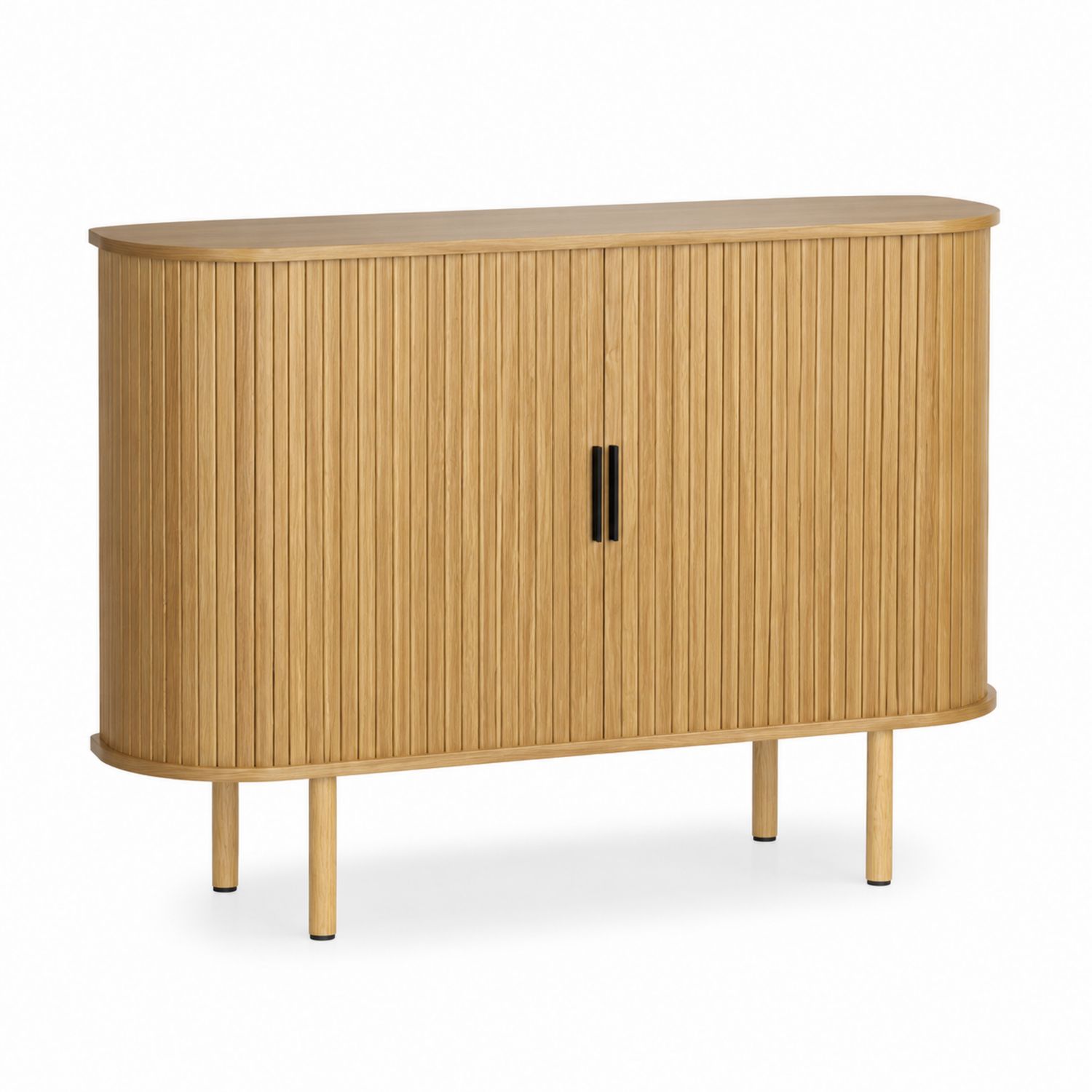 Sideboard Eiche Oval 150cm Holz Natur