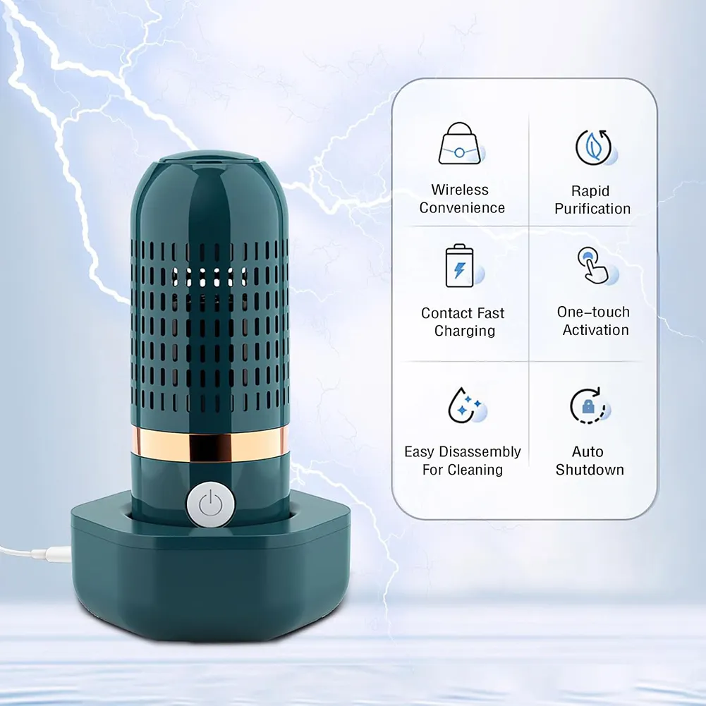 Portable Ultrasonic Fruit & Vegetable Washer – Wireless USB Rechargeable Food Purifier