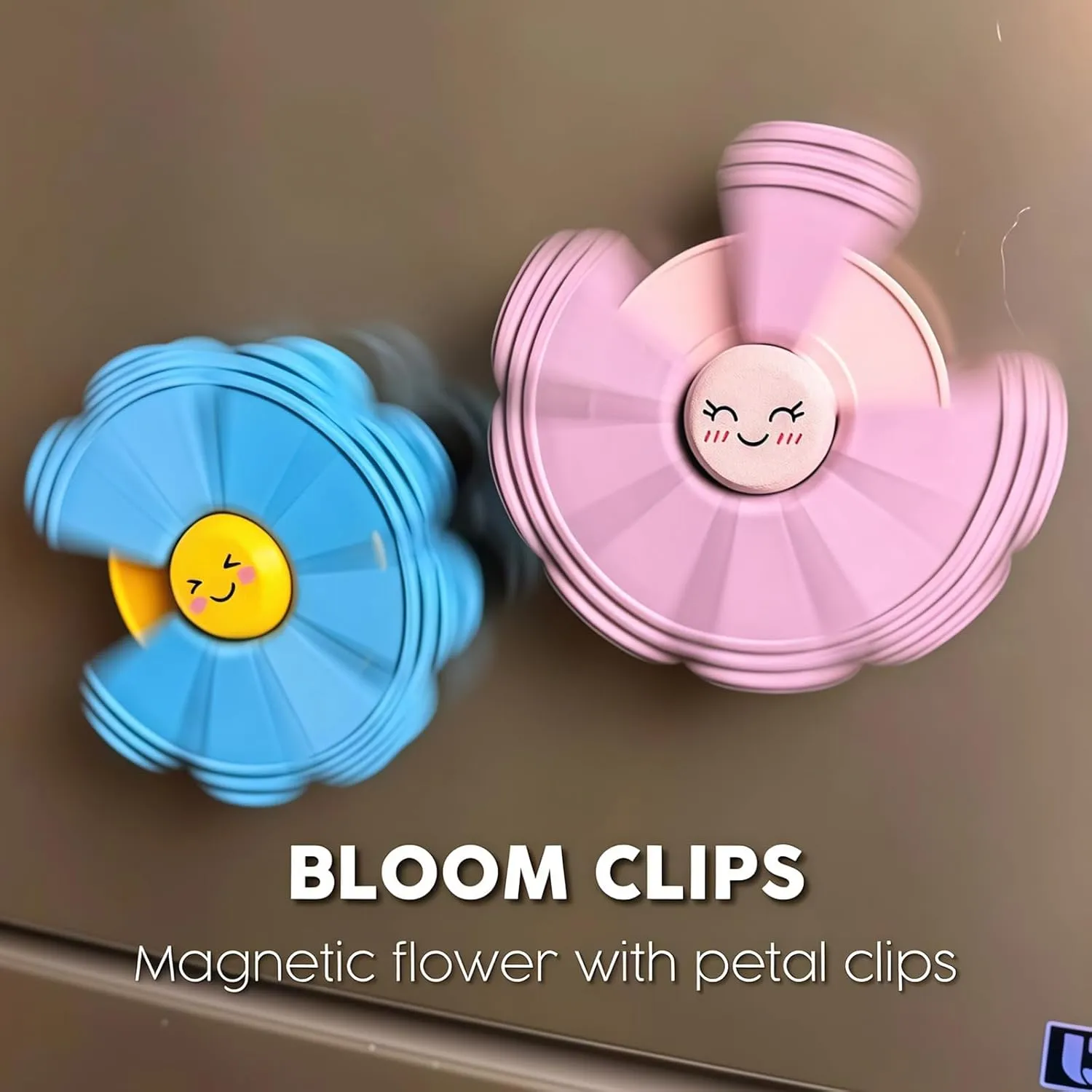 🌸 Flower-Shaped Magnetic Fridge Clip
