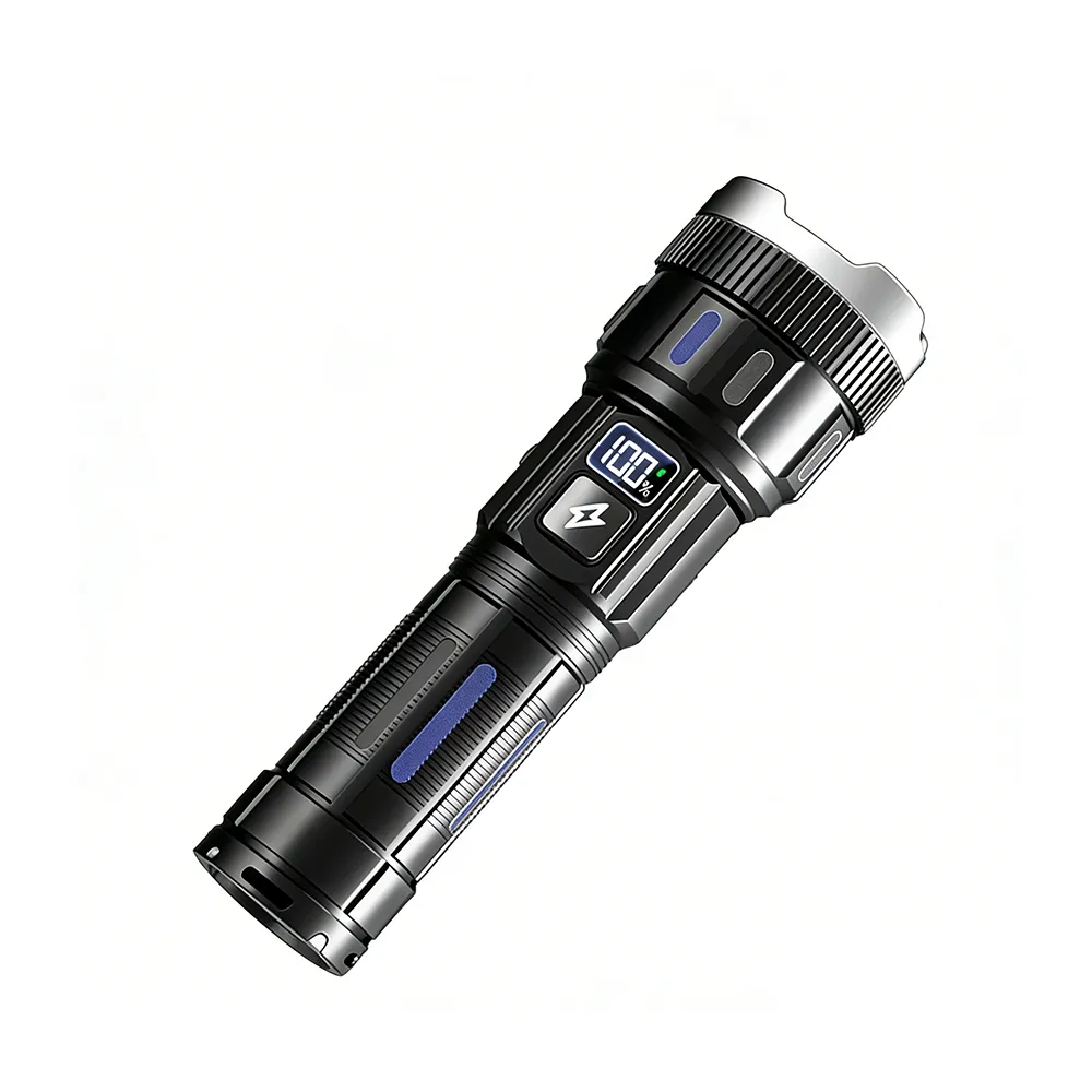 🔦 High-Brightness Flashlight: Cut through total darkness with a professional-grade beam that reaches over 500 meters.