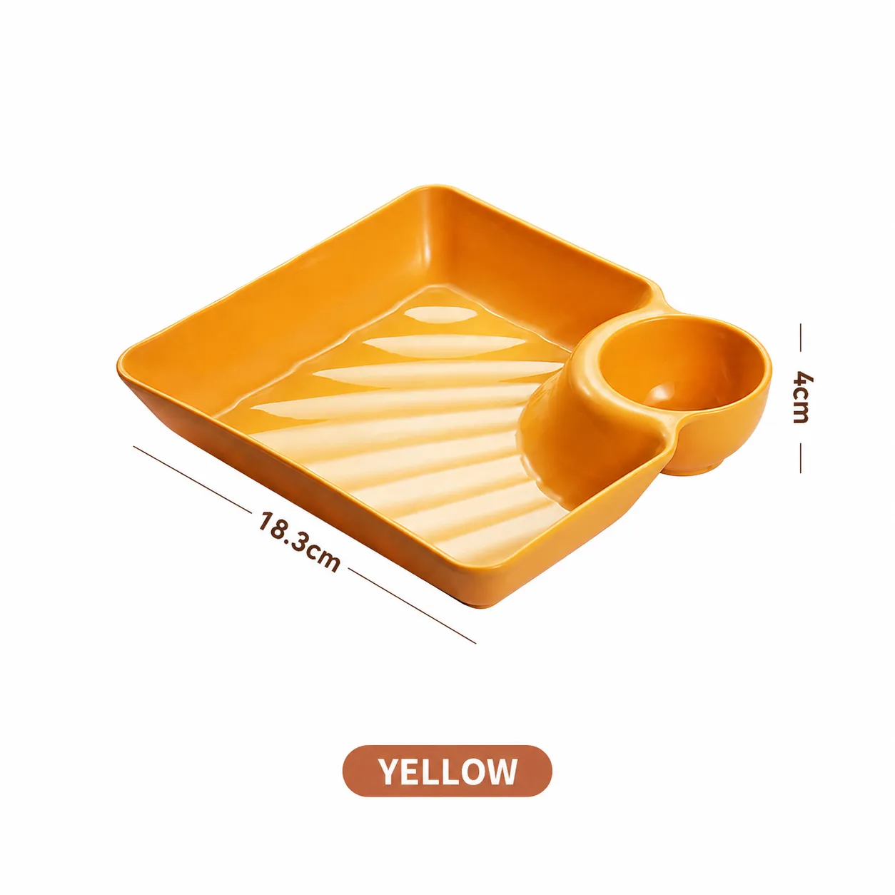 All-in-One Snack & Dip Plate