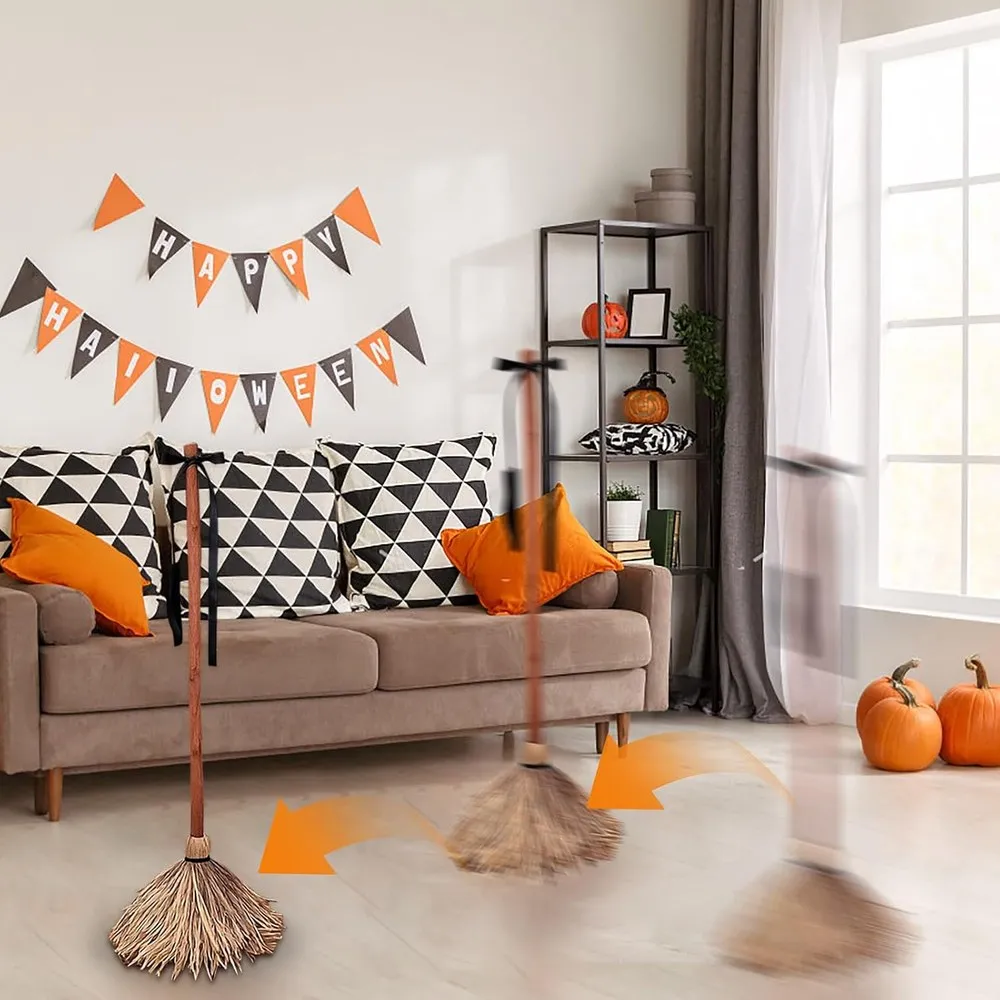 Dancing Witch Broom – Motion-Activated Halloween Prop