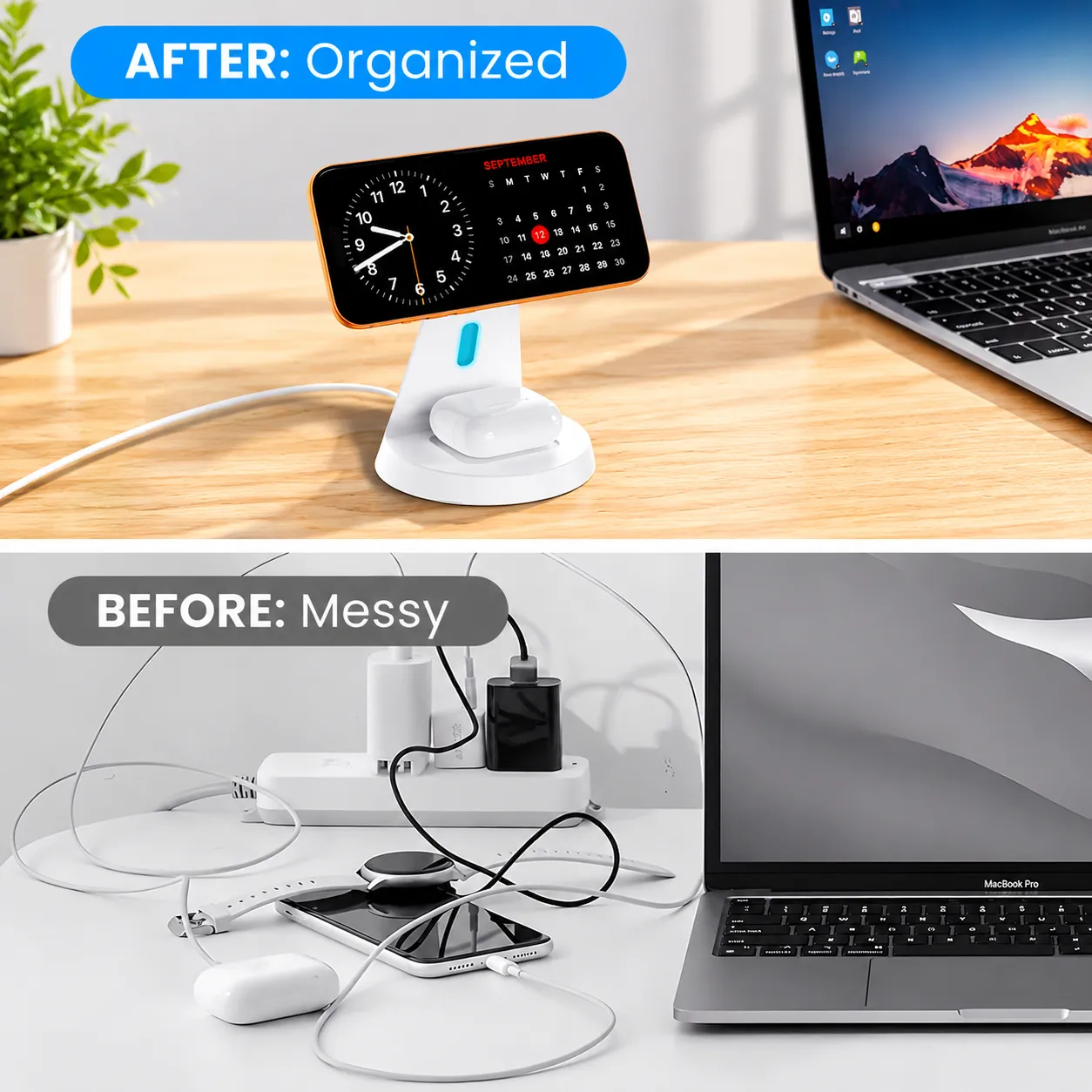 3-in-1 Magnetic Wireless Charging Stand