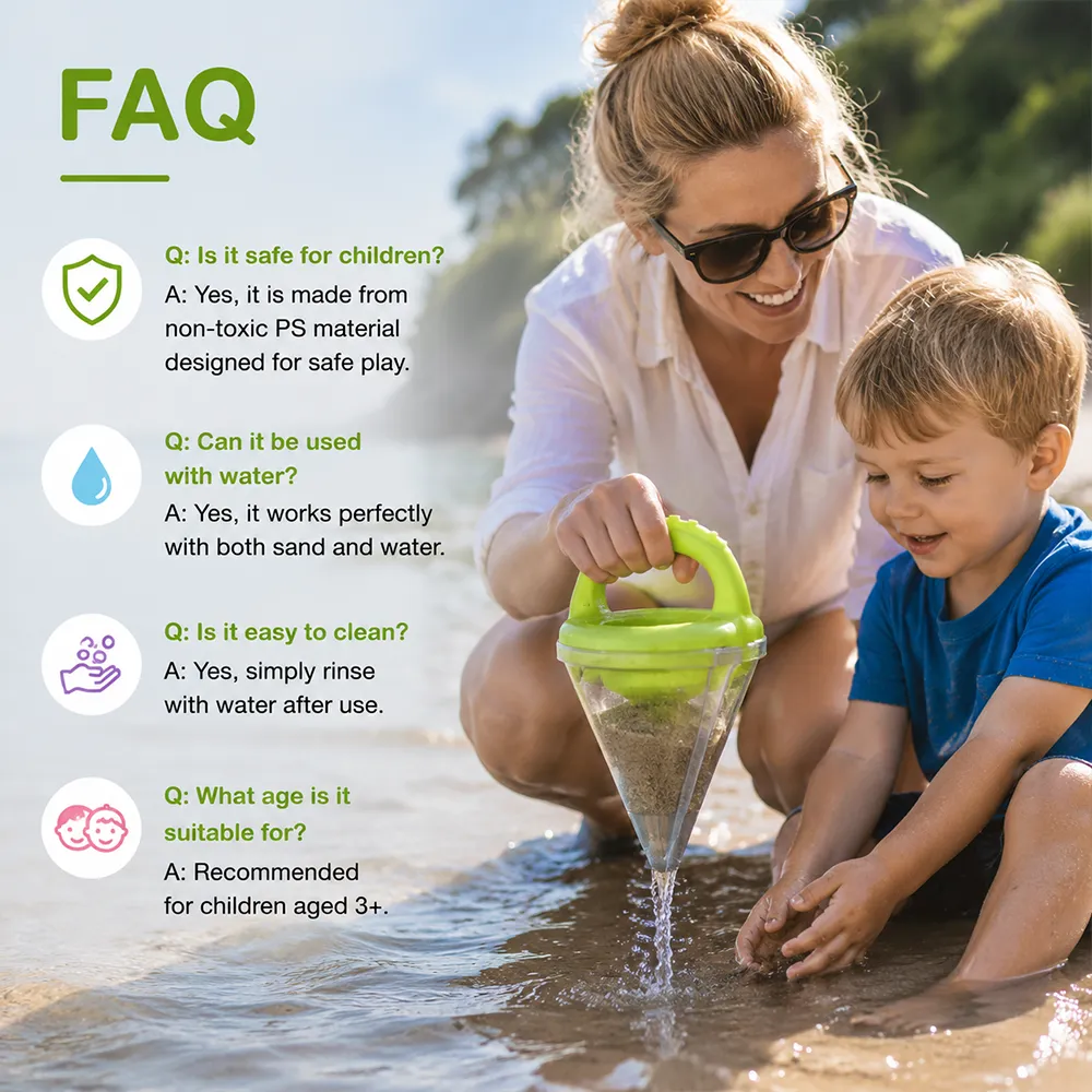 🏖️ Creative Sand & Water Spilling Funnel Toy