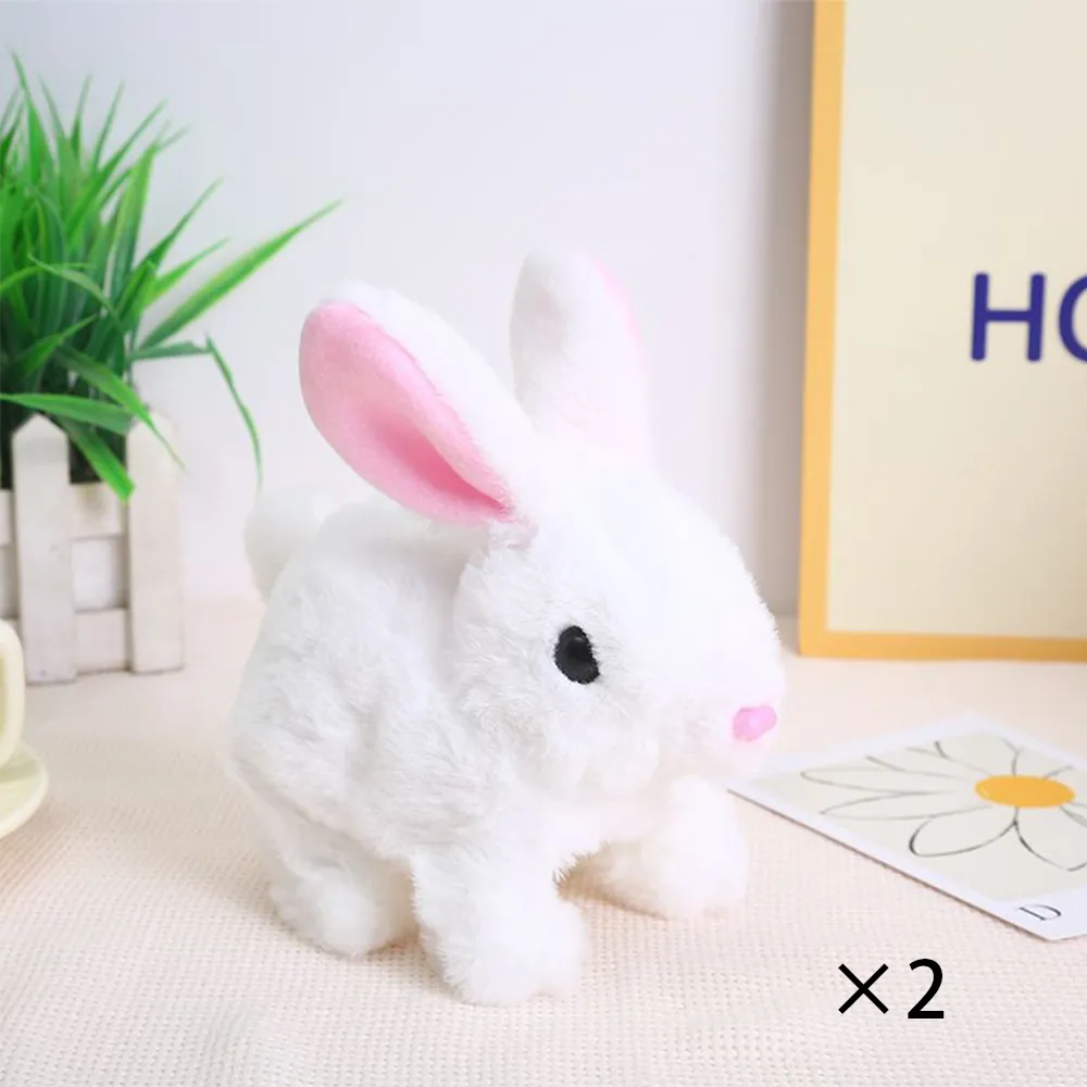 🐰 Interactive rabbit plush toy with 🎁 3D Printed Easter Bunny Egg Fidget Toy