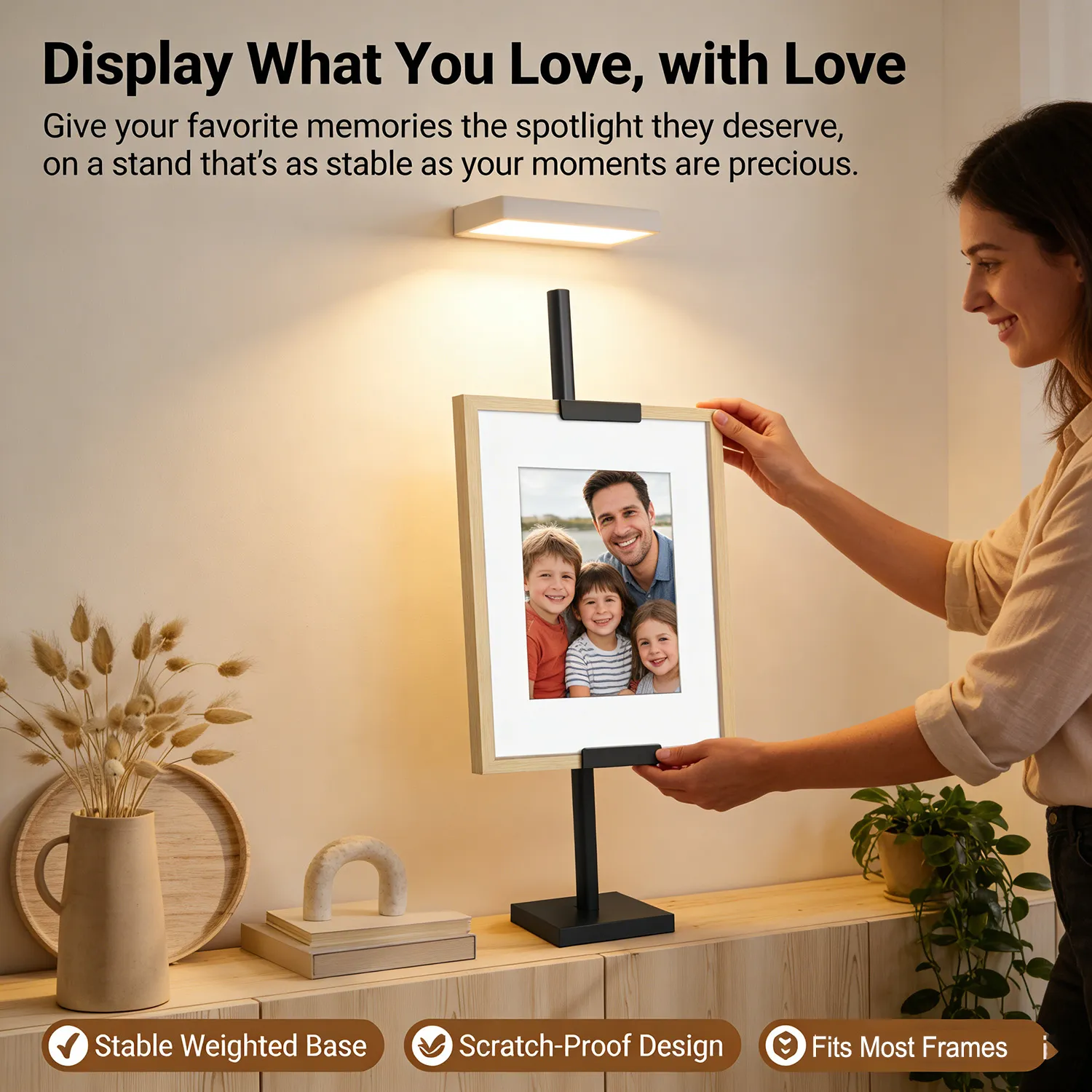 Adjustable Tabletop Easel: Paint or display art comfortably at your desk with a sturdy, space-saving wooden frame. 🎨