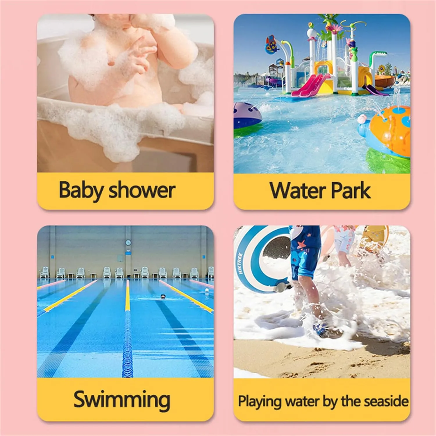 40-Piece Waterproof Ear Covers for Kids & Adults