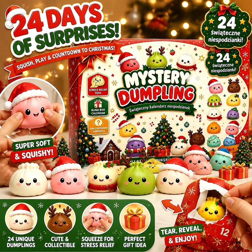 24-Day Christmas Mystery Dumpling Squishy Advent Calendar