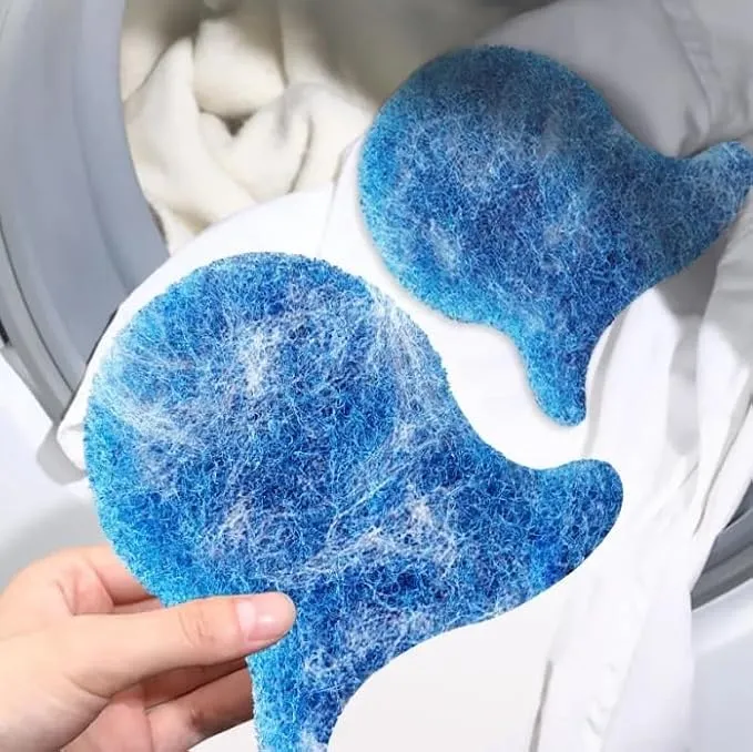 🧺 Reusable Laundry Hair Catcher