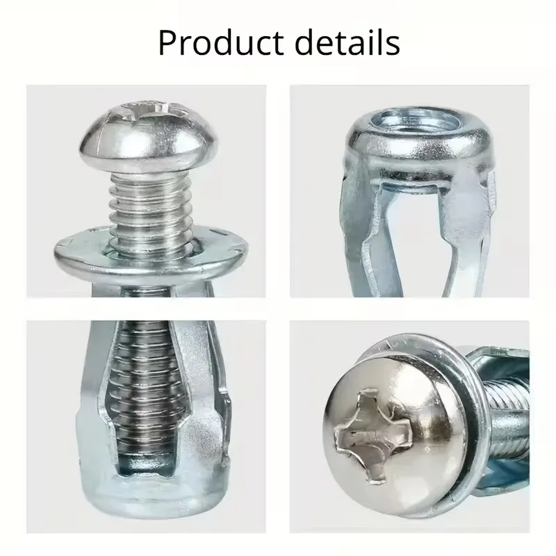 25-Piece Jack Nut Kit for Hollow Walls & Thin Metal