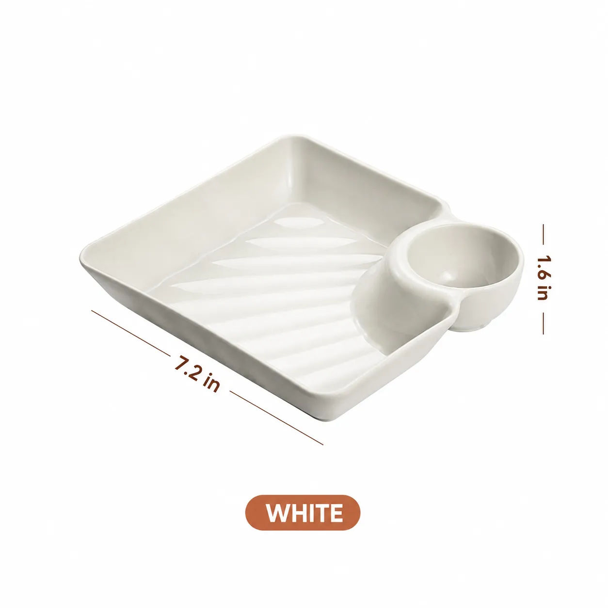 All-in-One Snack & Dip Plate