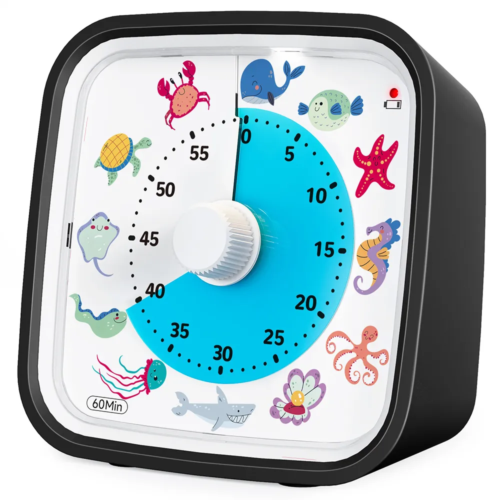 🌈 Visual Countdown Timer with Protective Case