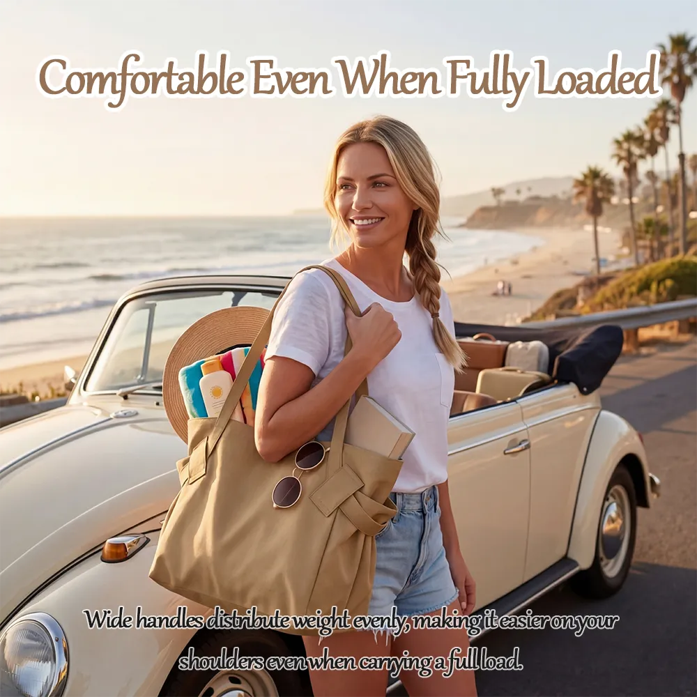 🛒 Foldable Jumbo Tote Bag – Smarter Shopping, Made Simple